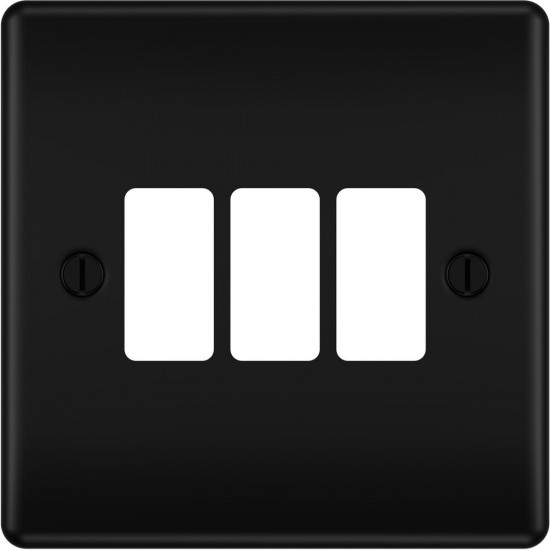 BG Grid Lite Matt Black 3G Cover