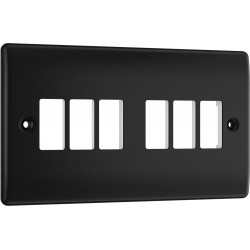 BG Grid Lite Matt Black 6G Cover