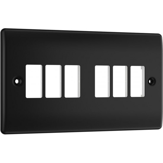 BG Grid Lite Matt Black 6G Cover