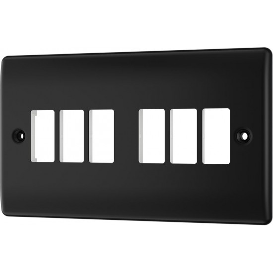 BG Grid Lite Matt Black 6G Cover