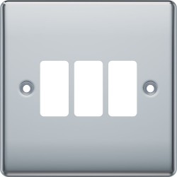 BG Grid Lite Polished Chrome 3G Cover