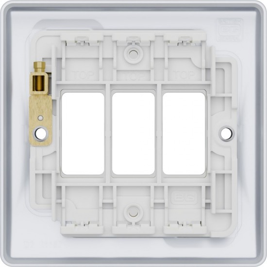 BG Grid Lite Polished Chrome 3G Cover