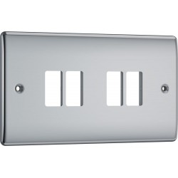 BG Grid Lite Polished Chrome 4G Cover