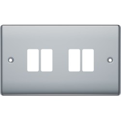 BG Grid Lite Polished Chrome 4G Cover