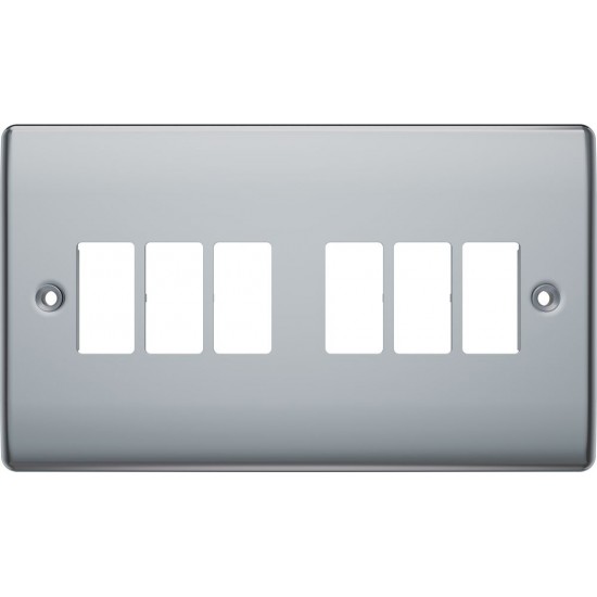 BG Grid Lite Polished Chrome 6G Cover