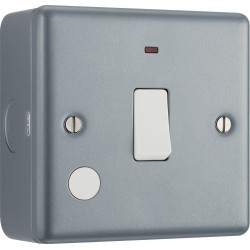 M/Clad 20amp DP Switch/LED