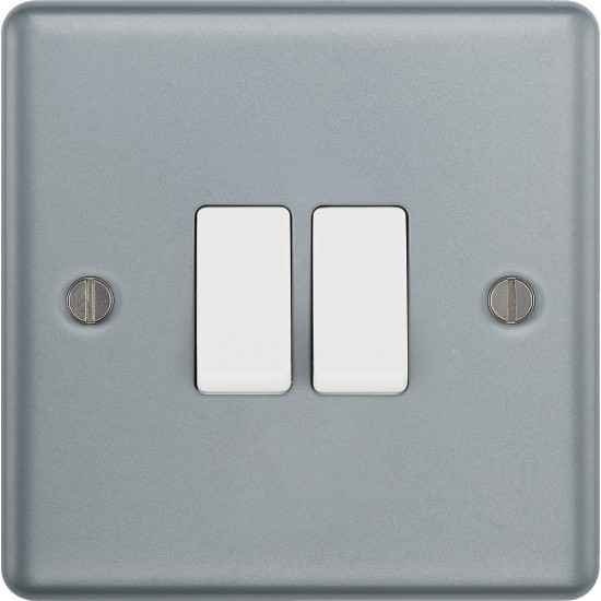 M/Clad 2 Gang 2 Way Switch