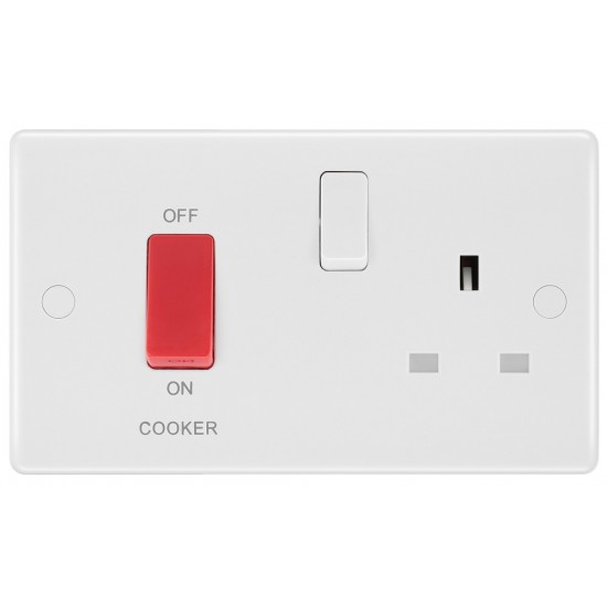 BG Nexus 45A Cooker Unit c/w Socket (871) BG Nexus 45A Cooker Unit c/w Socket (871)
