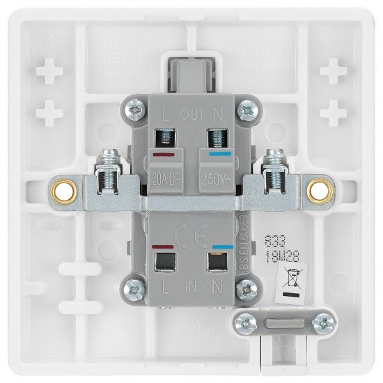 BG Nexus 20A DP LED Switch/FO (833)