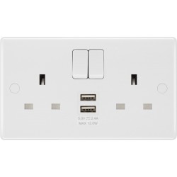 BG 2G 13amp Sw/Socket DP 2xA USB 12w