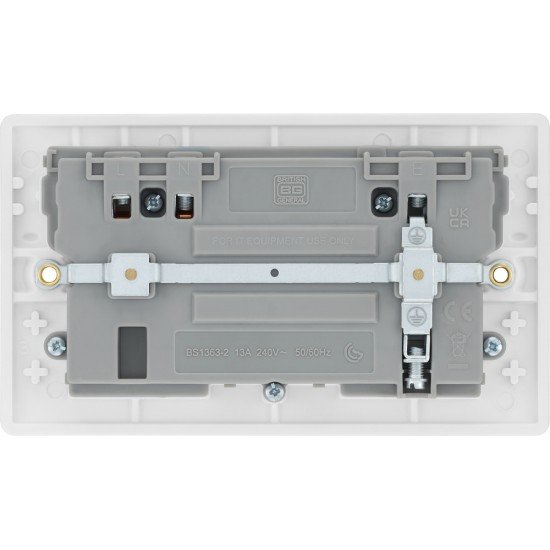 BG 2G 13amp Sw/Socket DP 1xA 1xC USB 22w