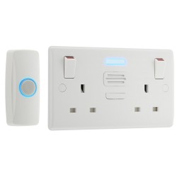 BG Nexus 2G 13A Socket & Door Bell (822BELL)