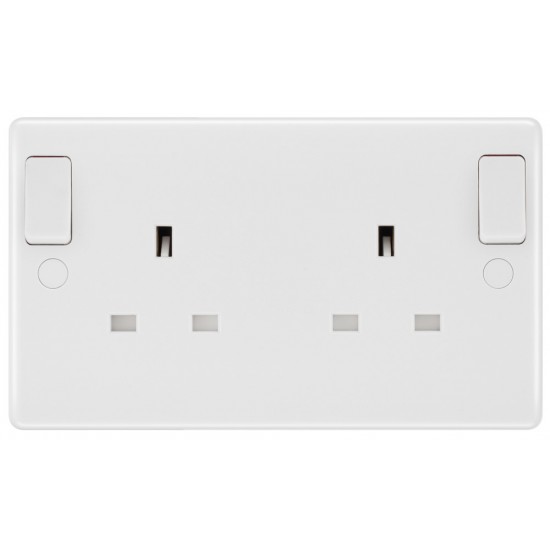 BG Nexus 2G 13A Sw/Socket DP Outboard Rockers (822DPOB)