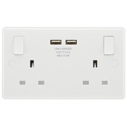 BG Nexus 2G 13A Sw/Socket DP 2xUSB (822U)