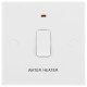 BG 20A DP LED Switch FO/WH (933)