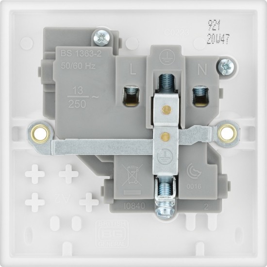 BG 1G 13amp Sw/Socket SP (921)