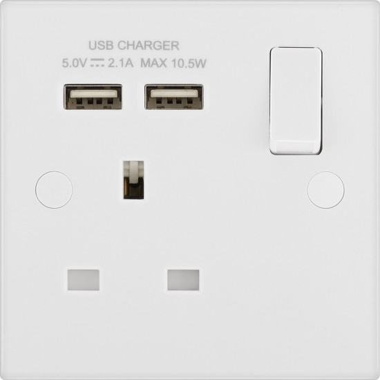 BG 1G 13amp Sw/Socket DP 2xUSB (921U)