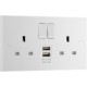 BG 2G 13amp Sw/Socket DP 2xA USB 12w