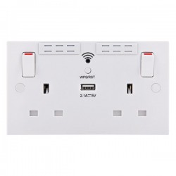 BG 2G 13amp WiFi Range Extender USB Sw/Socket (922UWR)