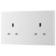 BG 2G 13amp Un/Sw Socket (924)