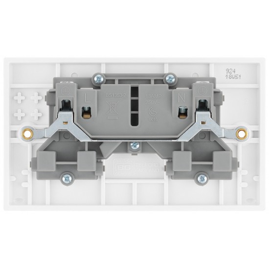 BG 2G 13amp Un/Sw Socket (924)