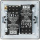 BG Nexus FP 2G Dimmer Switch P/P 400w-B/Nickel (FB