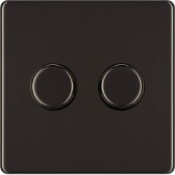 BG Nexus FP 2G Dimmer Switch P/P 400w-B/Nickel (FB