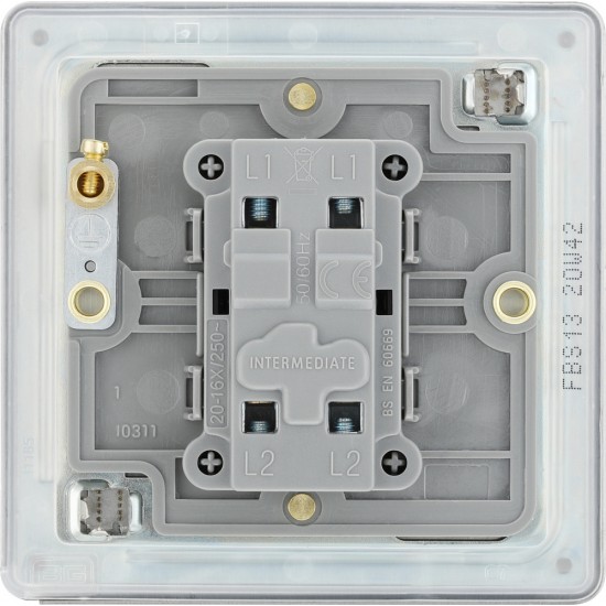 BG Nexus FP Intermediate Switch-B/Steel (FBS13) BG Nexus FP Intermediate Switch-B/Steel (FBS13)