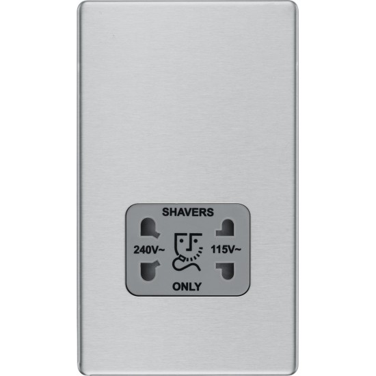 BG Nexus FP Shaver Socket-B/Steel (FBS20)