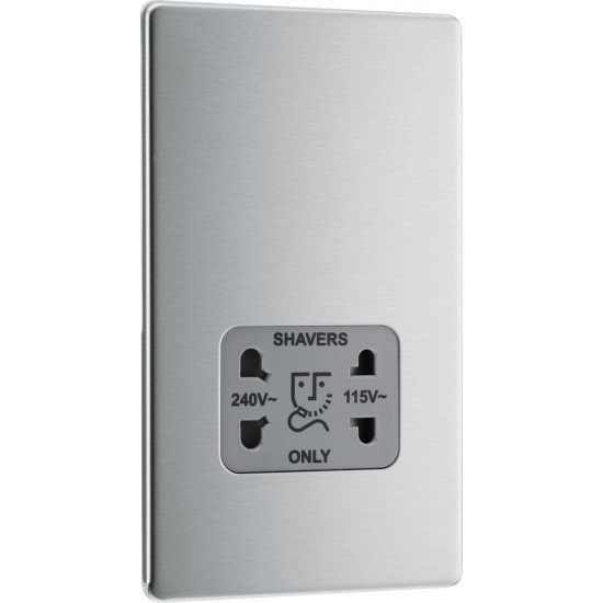 BG Nexus FP Shaver Socket-B/Steel (FBS20) BG Nexus FP Shaver Socket-B/Steel (FBS20)