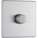 BG Nexus FP 1G Dimmer Switch P/P 400w-B/Steel (FBS