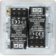 BG Nexus FP 2G Dimmer Switch P/P 400w-B/Steel (FBS