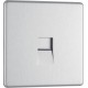 BG Nexus FP Master Telephone Socket-B/Steel (FBSBTM1)