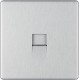 BG Nexus FP Master Telephone Socket-B/Steel (FBSBTM1)