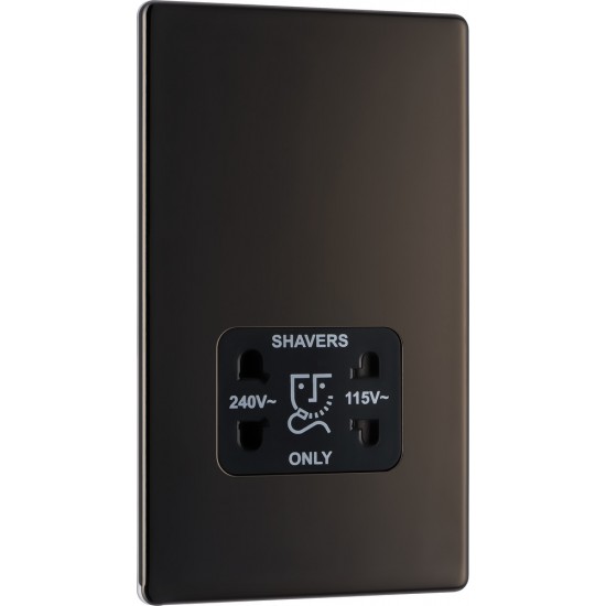 BG Nexus FP Shaver Socket-B/Nickel (FBN20)