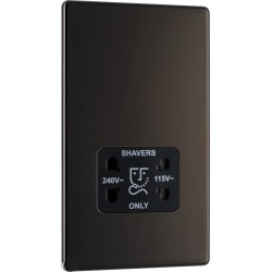 BG Nexus FP Shaver Socket-B/Nickel (FBN20)