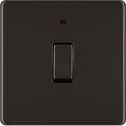 BG Nexus FP 20amp DP Switch/Neon-B/Nickel (FBN31)