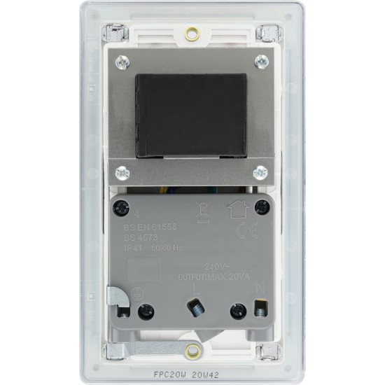 BG Nexus FP Shaver Socket-P/Chrome (FPC20)