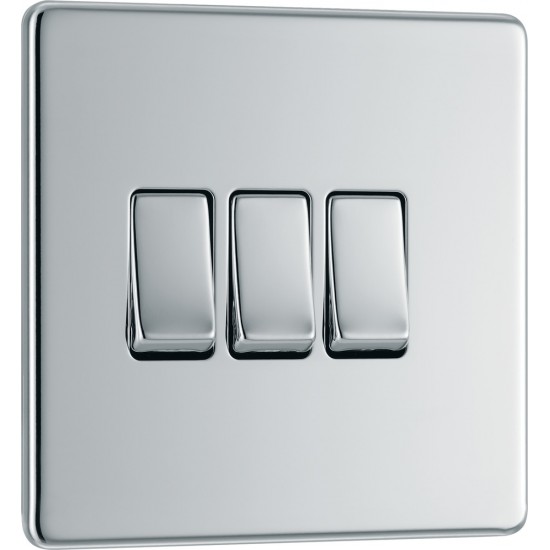 BG Nexus FP 3G 2W Switch-P/Chrome (FPC43) BG Nexus FP 3G 2W Switch-P/Chrome (FPC43)