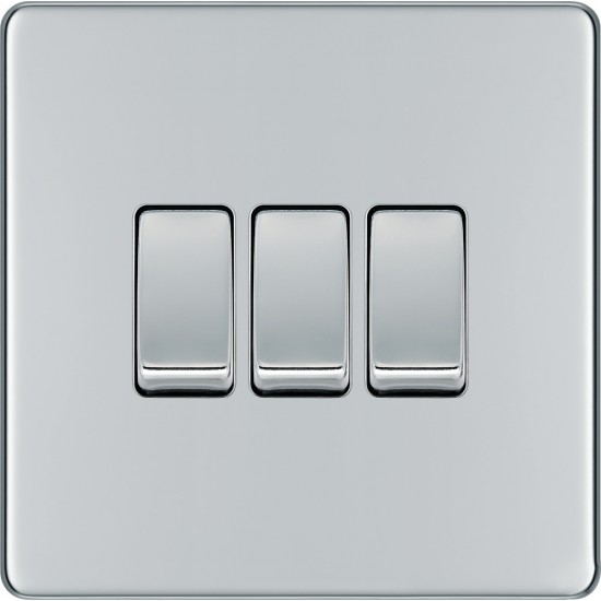 BG Nexus FP 3G 2W Switch-P/Chrome (FPC43) BG Nexus FP 3G 2W Switch-P/Chrome (FPC43)