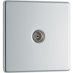 BG Nexus FP 1G Co-Axial Socket-P/Chrome (FPC60)