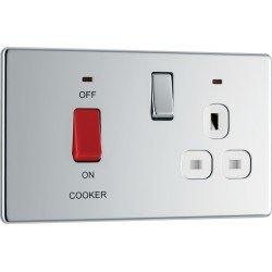 BG Nexus FP 45A Cooker Unit c/w Skt./Neon-P/Chrome (FPC70W) BG Nexus FP 45A Cooker Unit c/w Skt./Neon-P/Chrome (FPC70W)