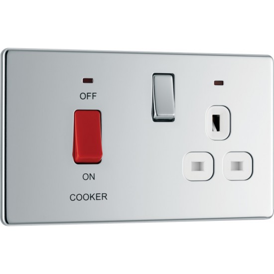 BG Nexus FP 45A Cooker Unit c/w Skt./Neon-P/Chrome (FPC70W)