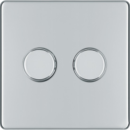 BG Nexus FP 2G Dimmer Switch P/P 400w-P/Chrome (FP