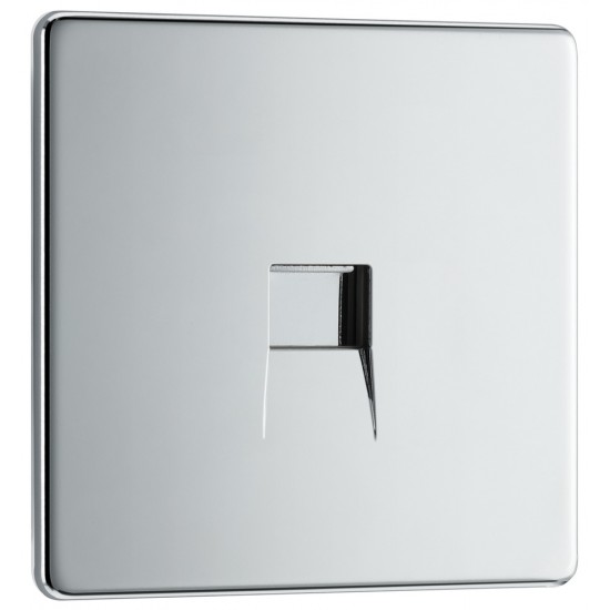 BG Nexus FP Slave Telephone Socket-P/Chrome (FPCBTS1) BG Nexus FP Slave Telephone Socket-P/Chrome (FPCBTS1)