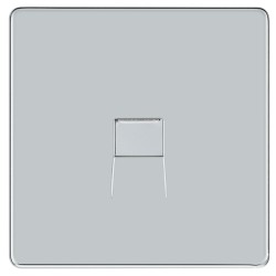BG Nexus FP Slave Telephone Socket-P/Chrome (FPCBTS1) BG Nexus FP Slave Telephone Socket-P/Chrome (FPCBTS1)