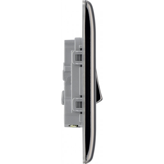 BG Nexus Black Nickel 1 Gang 2 Way Switch BG Nexus Black Nickel 1 Gang 2 Way Switch