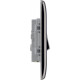 BG Nexus Black Nickel 1 Gang 2 Way Switch BG Nexus Black Nickel 1 Gang 2 Way Switch
