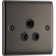 BG Nexus Black Nickel 1G 5amp Socket BG Nexus Black Nickel 1G 5amp Socket