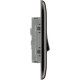 BG Nexus Black Nickel 2 Gang 2 Way Switch BG Nexus Black Nickel 2 Gang 2 Way Switch